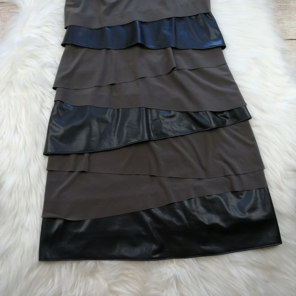 Joseph Ribkoff Draped Sheat Dress Size 2 - Picture 4 of 7